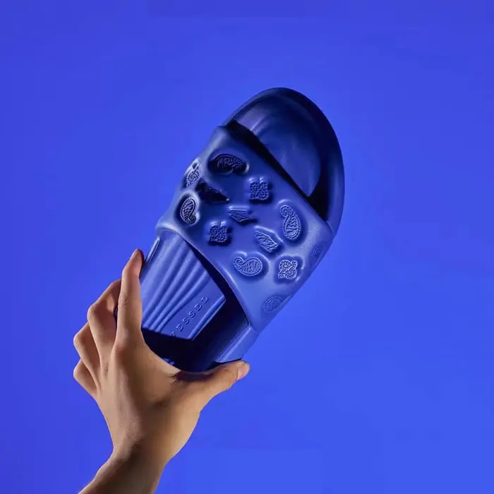 Dép xVESSEL Slides 'Paisley Blue' — ảnh 3