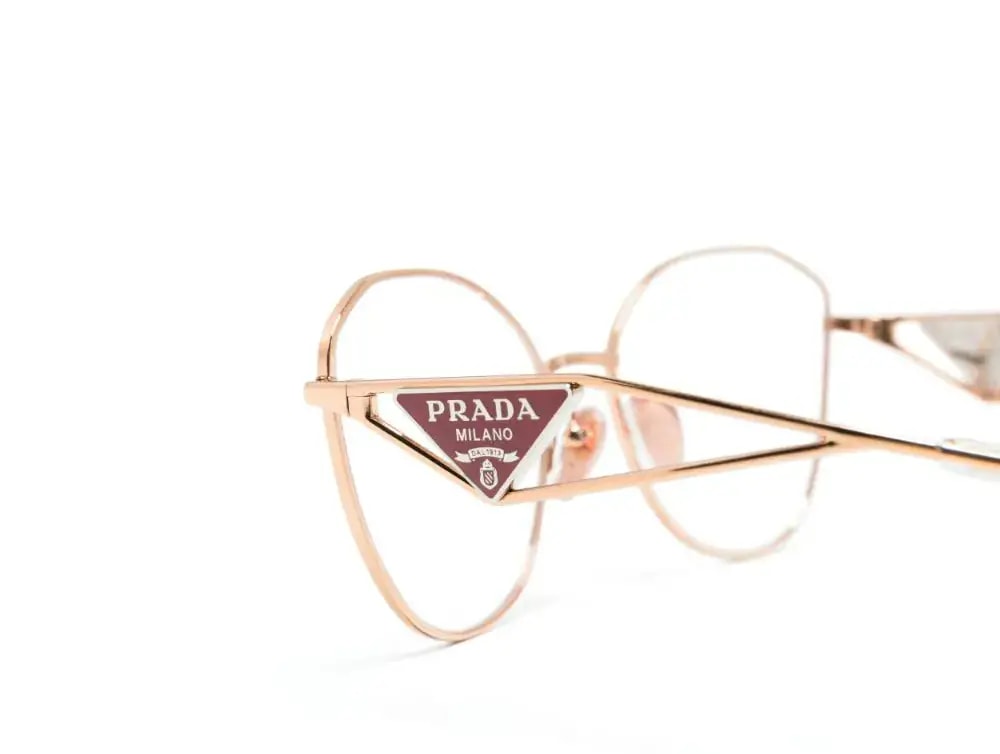 Kính Prada Eyeglasses 'Pink Gold' PR52ZVZVF1O1 — ảnh 3