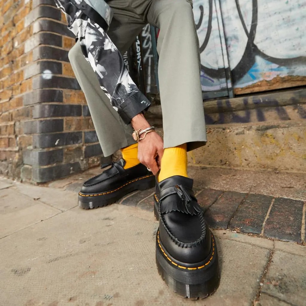 Giày Dr.Martens Adrian Leather Tassel Loafers 'Black' 27989001 — ảnh 4