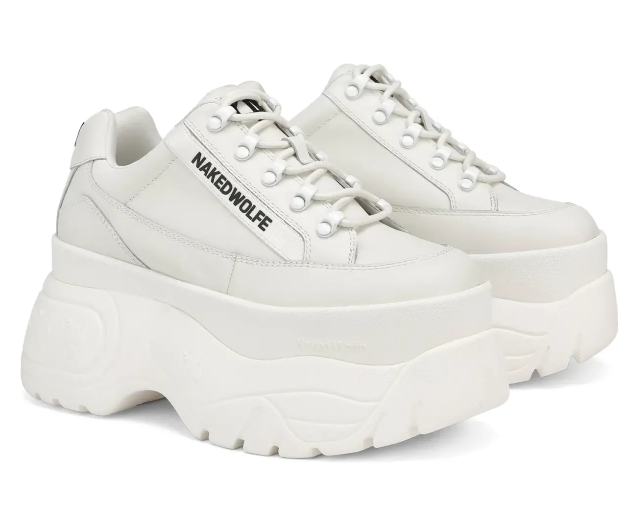 Giày Naked Wolfe Sprinter 'White Leather' — ảnh 2