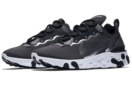 Giày Nike React Element 55 'Black Metallic Silver' CQ4600-071 — ảnh 5