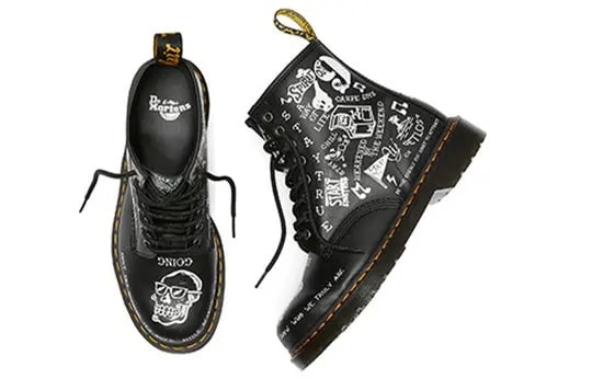 Giày Dr. Martens 1460 Scribble 'Black' 25245009 — ảnh 5