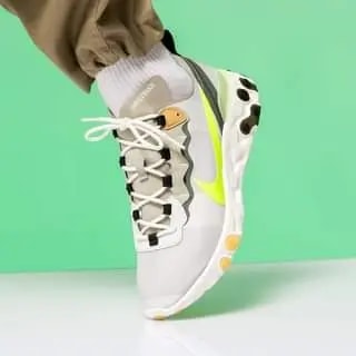 Giày Nike React Element 55 'Spruce Volt' BQ6166-009 — ảnh 3