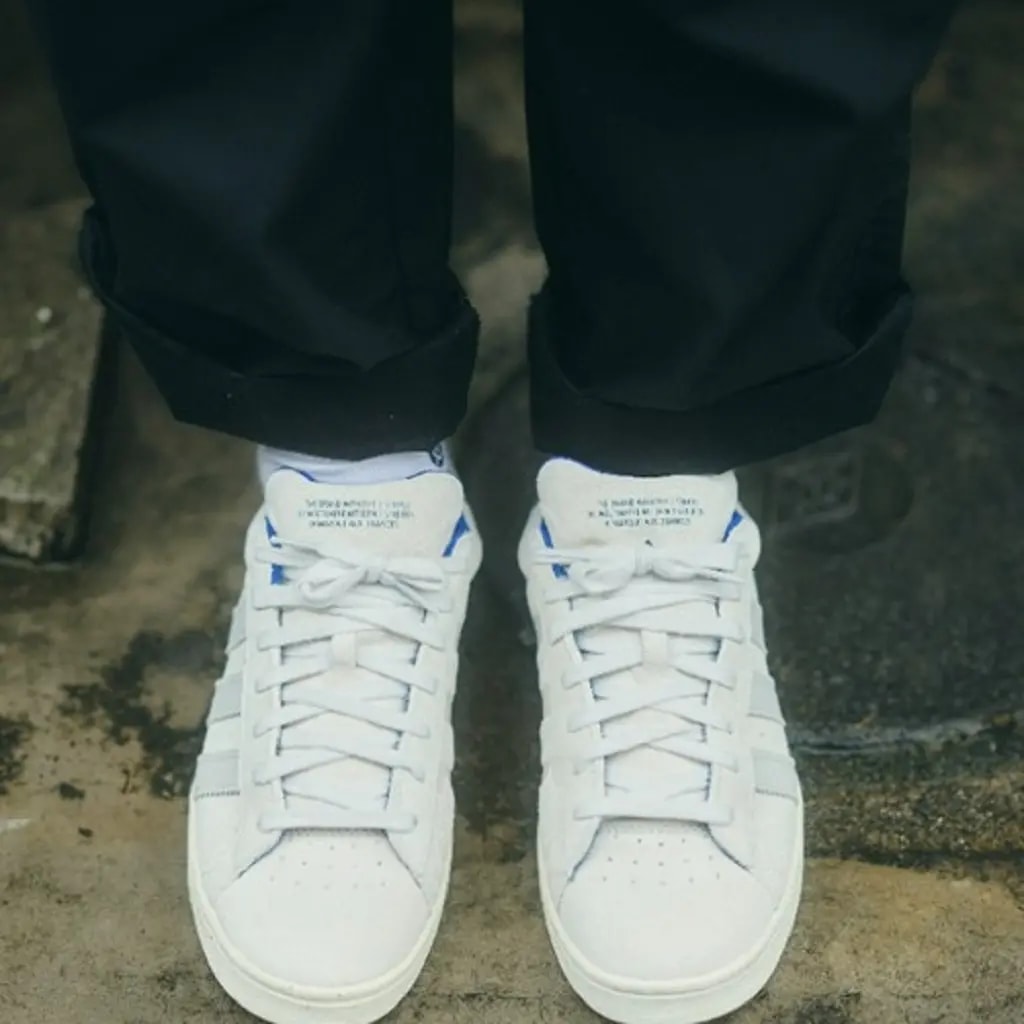 Giày Adidas Campus 00s 'Core White Collegiate Royal' IE0018 — ảnh 5