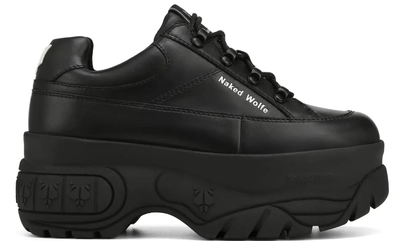 Giày Naked Wolfe Sporty 'Black Leather' — kich-thuoc: 36