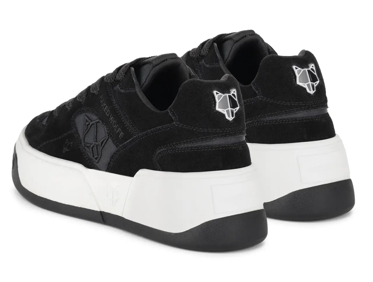 Giày Naked Wolfe Crash Cow Suede 'Black' — ảnh 3