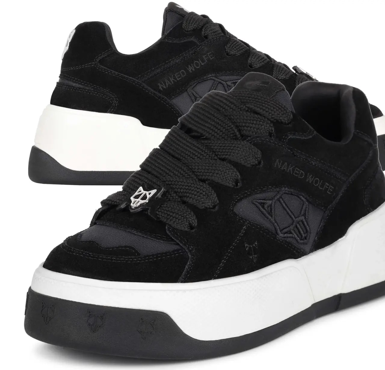 Giày Naked Wolfe Crash Cow Suede 'Black' — ảnh 4