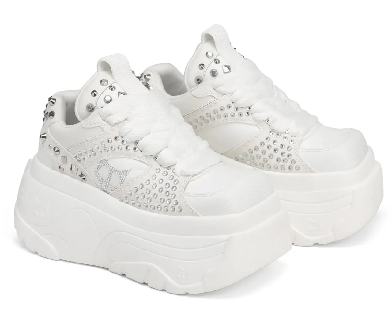 Giày Naked Wolfe Fantasy 'White Diamonds' — ảnh 2
