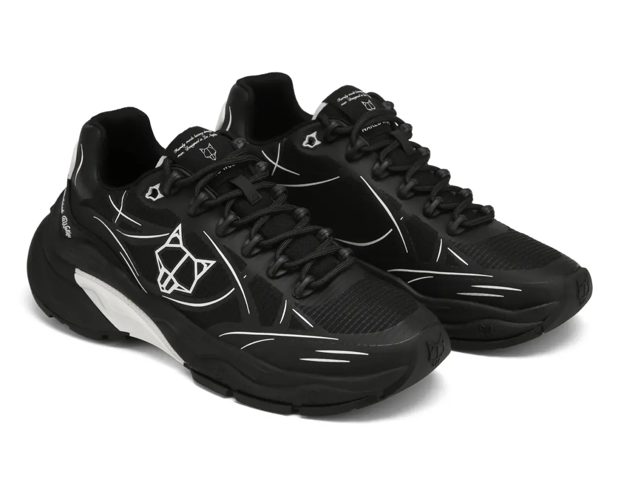 Giày Naked Wolfe Fizz 'Black Mesh' — ảnh 2