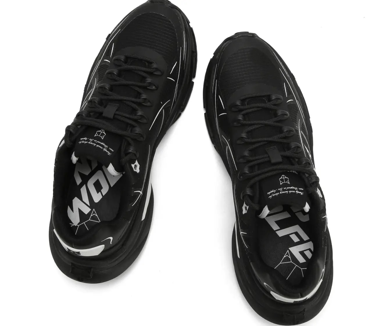 Giày Naked Wolfe Fizz 'Black Mesh' — ảnh 3