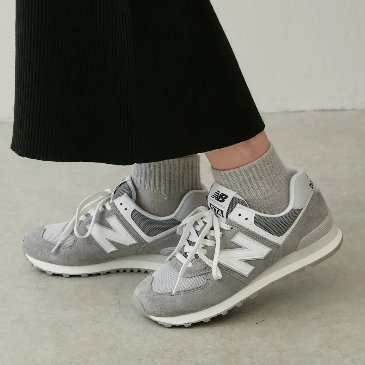 Giày New Balance 574 'Grey White' U574FGR — ảnh 4