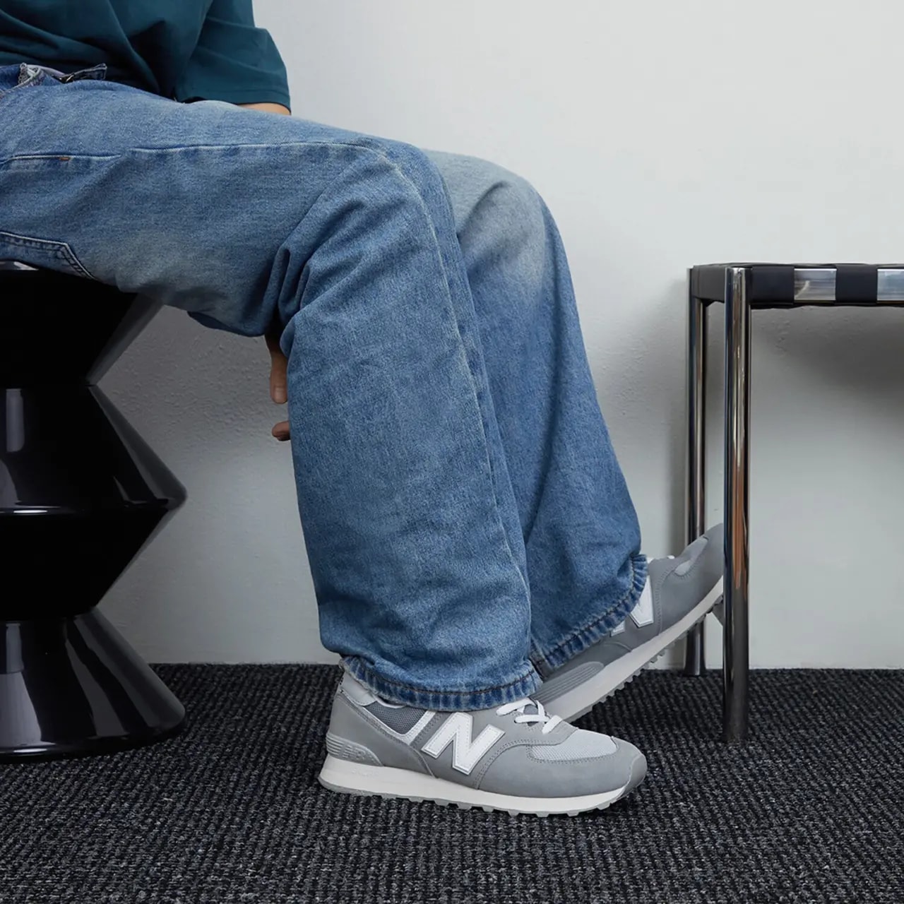 Giày New Balance 574 'Grey White' U574FGR — ảnh 2