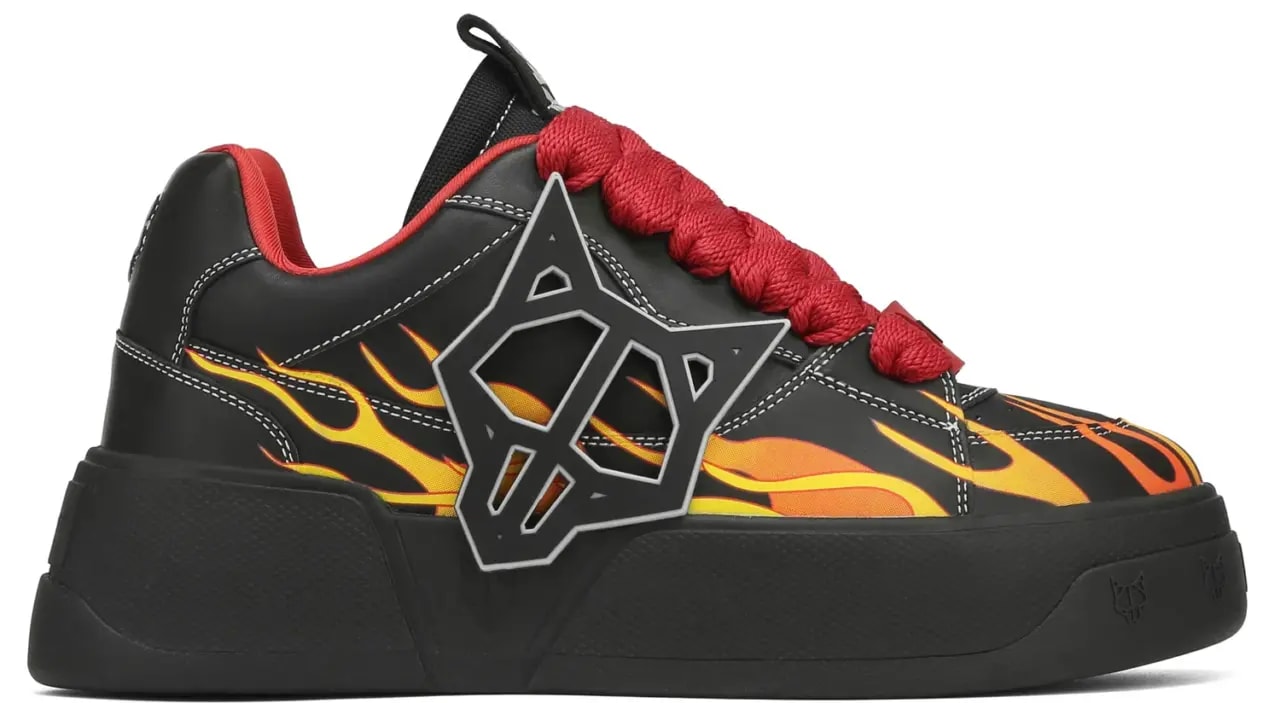 Giày Naked Wolfe Kosa 'Black Flames' — ảnh 2