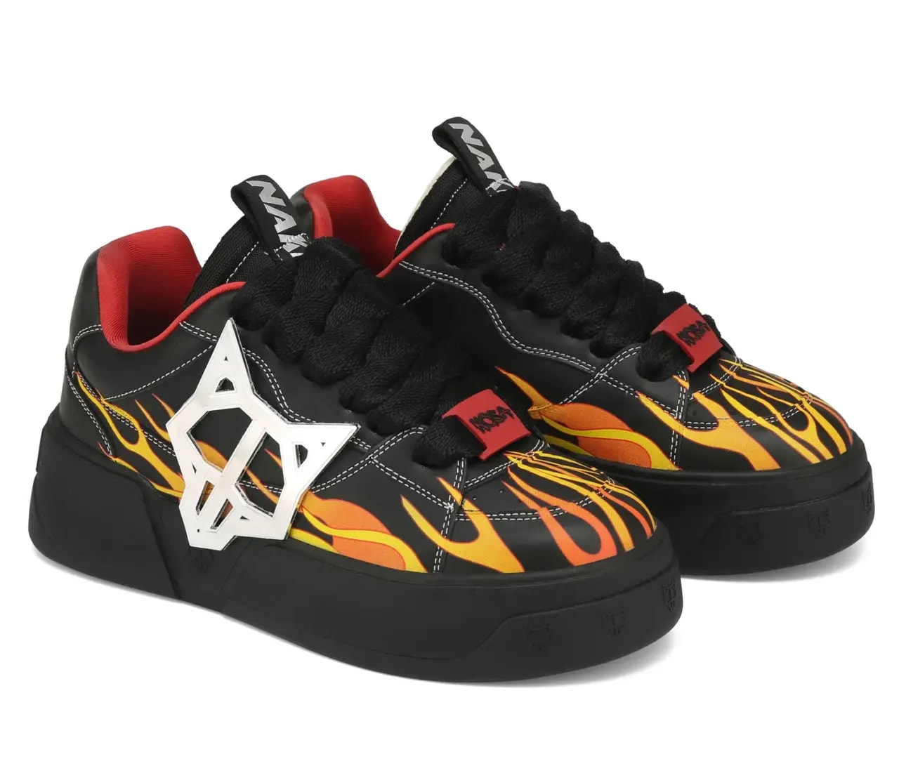 Giày Naked Wolfe Kosa 'Black Flames' — ảnh 3