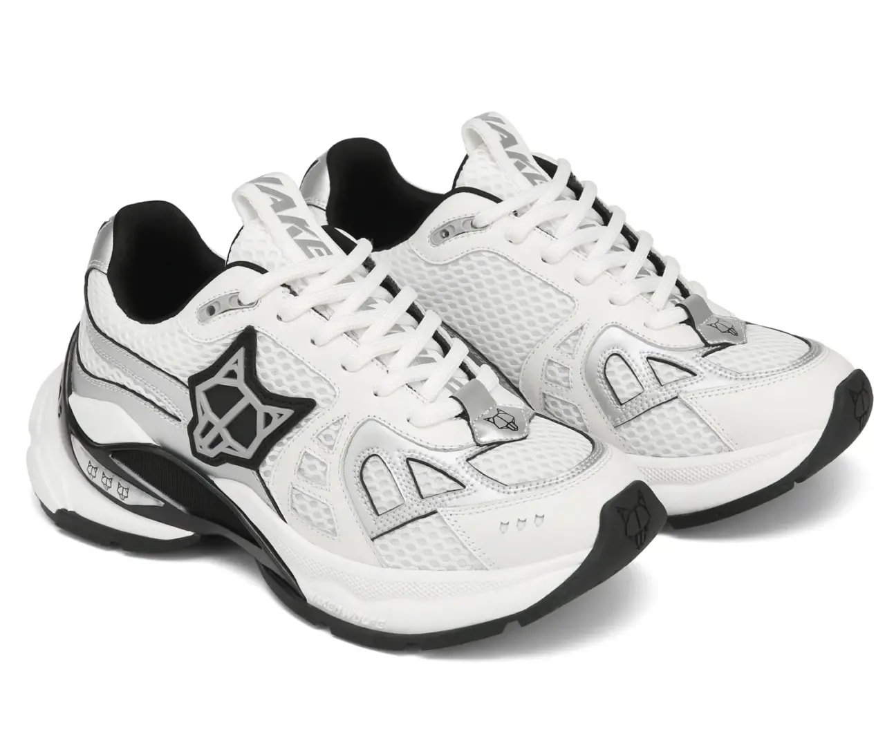 Giày Naked Wolfe Smash 'White Silver Mesh' — ảnh 2