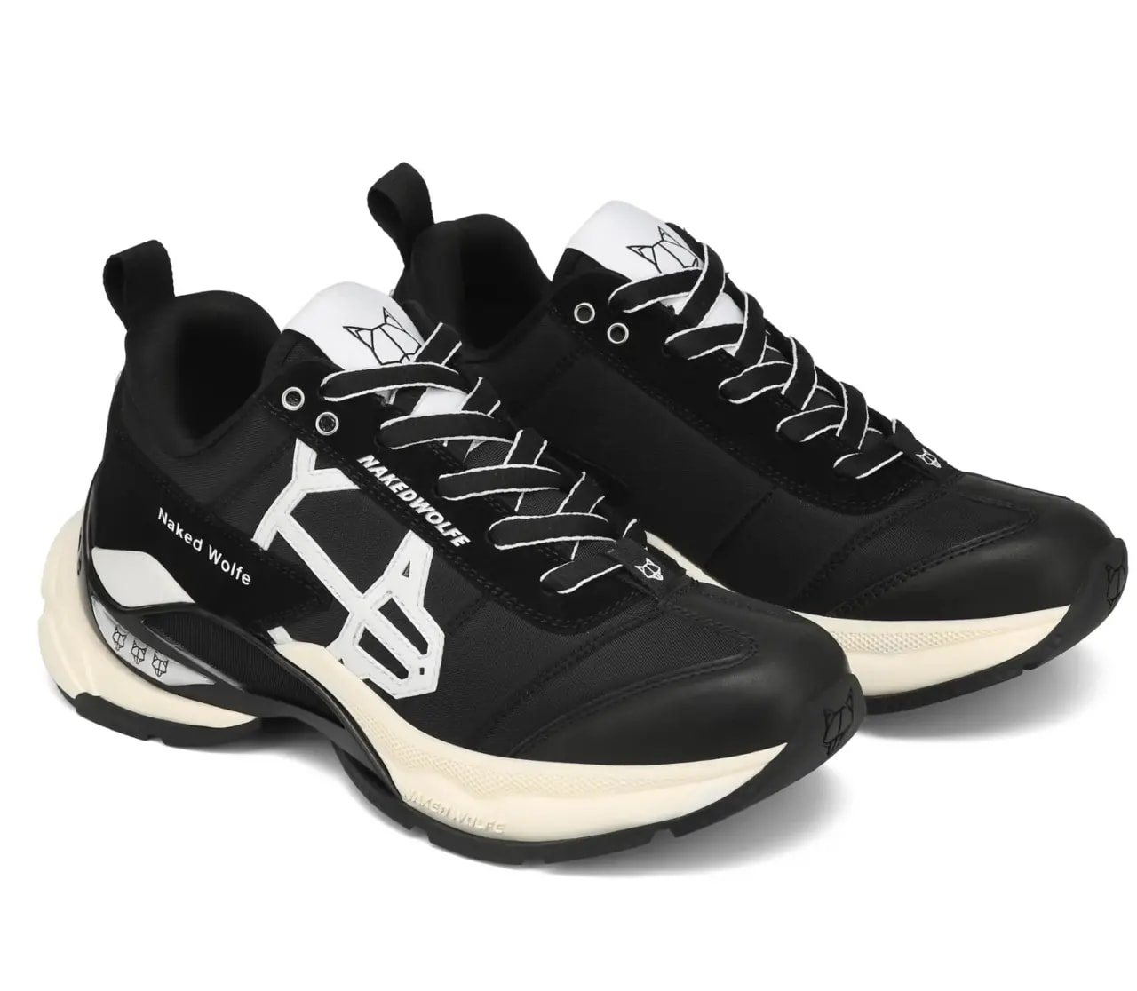 Giày Naked Wolfe Society 'Black Nylon' — ảnh 2