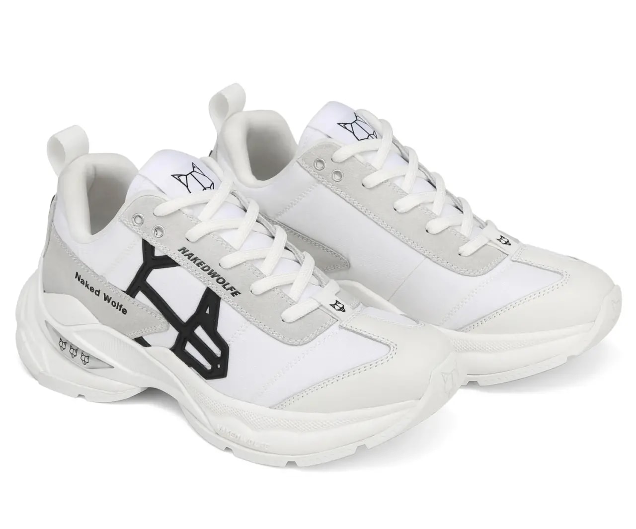 Giày Naked Wolfe Society 'White Nylon' — ảnh 3