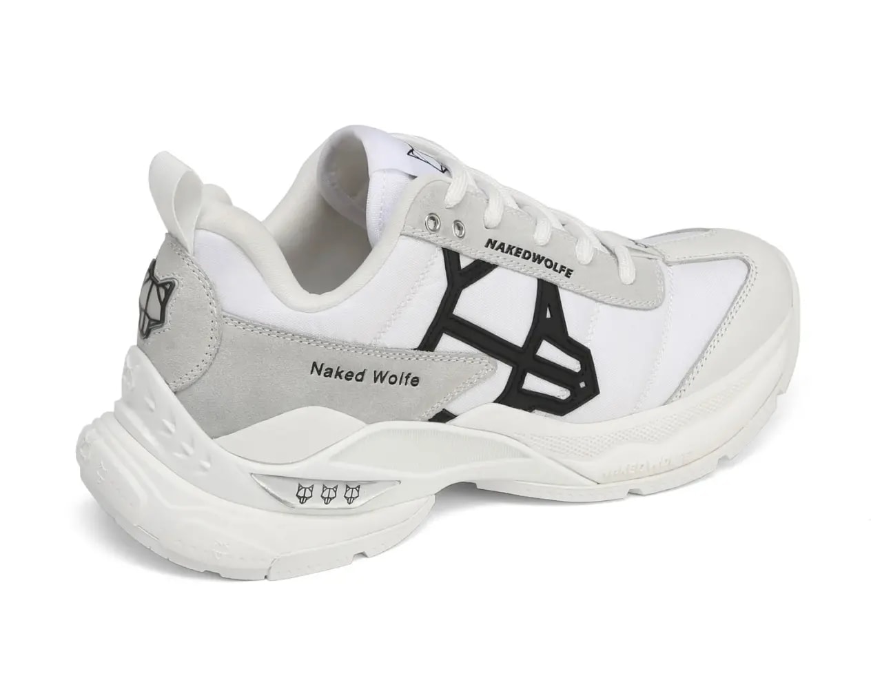 Giày Naked Wolfe Society 'White Nylon' — ảnh 2