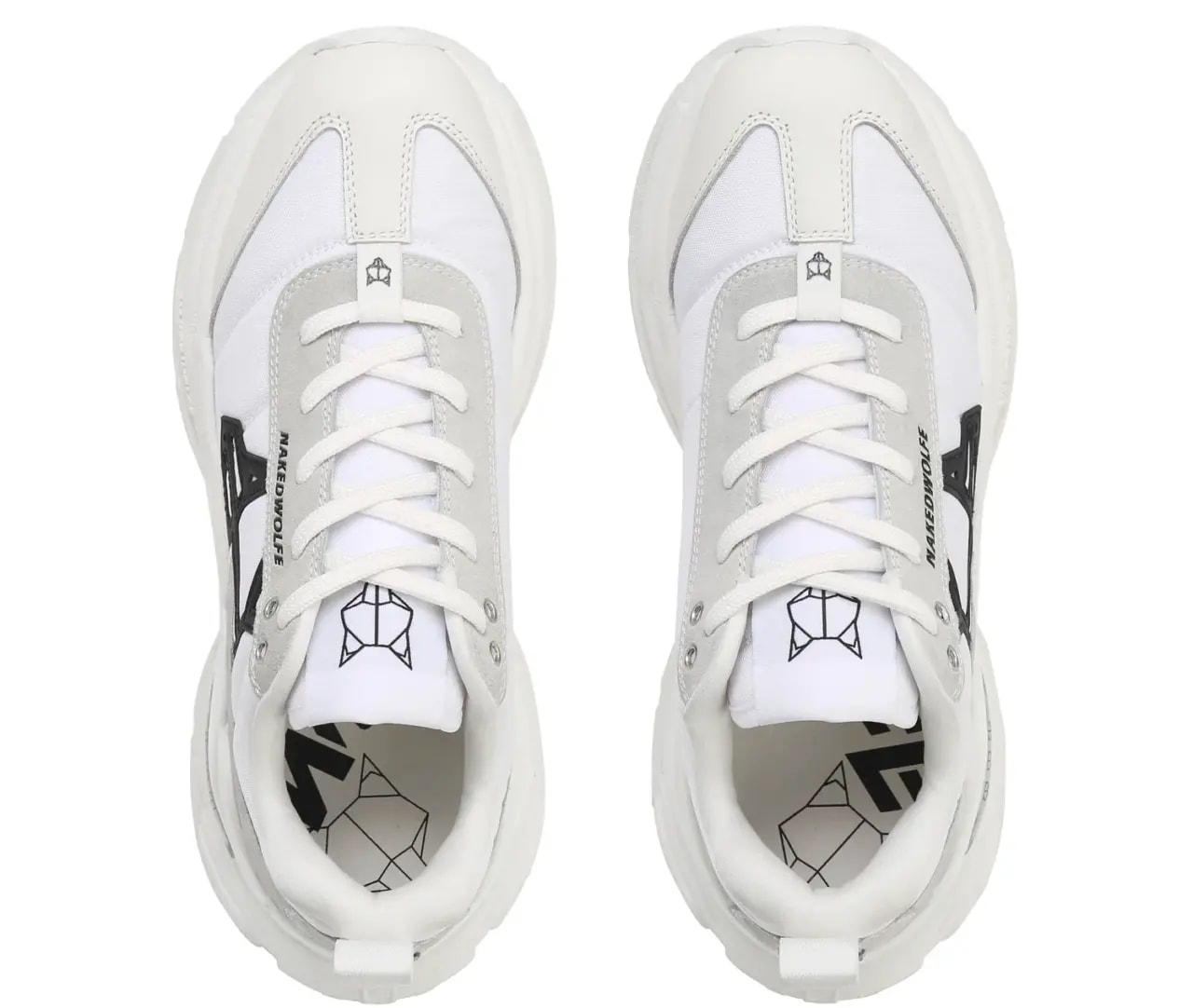Giày Naked Wolfe Society 'White Nylon' — ảnh 5