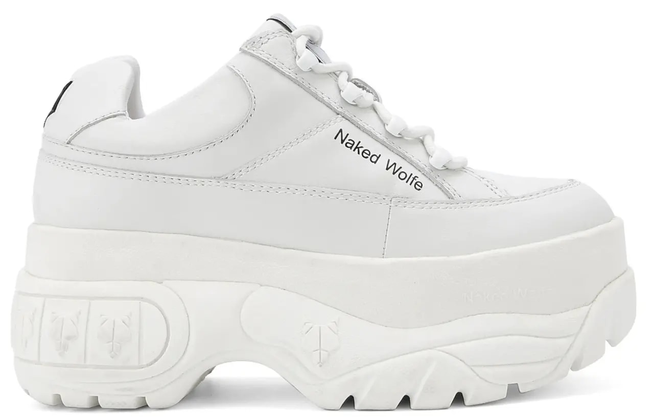 Giày Naked Wolfe Sporty 'White Leather' — kich-thuoc: 36