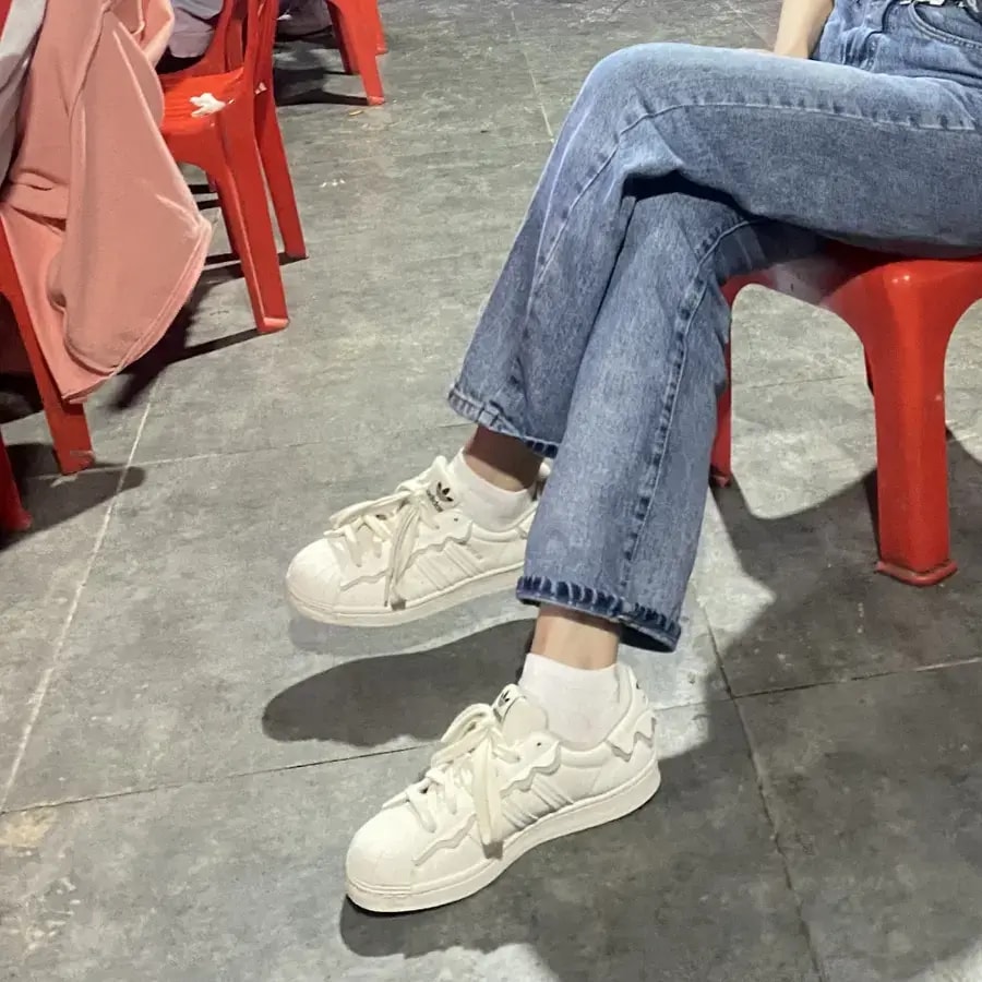 Giày Adidas Originals Superstar Sneakers 'Creamy' GW4441 — ảnh 3