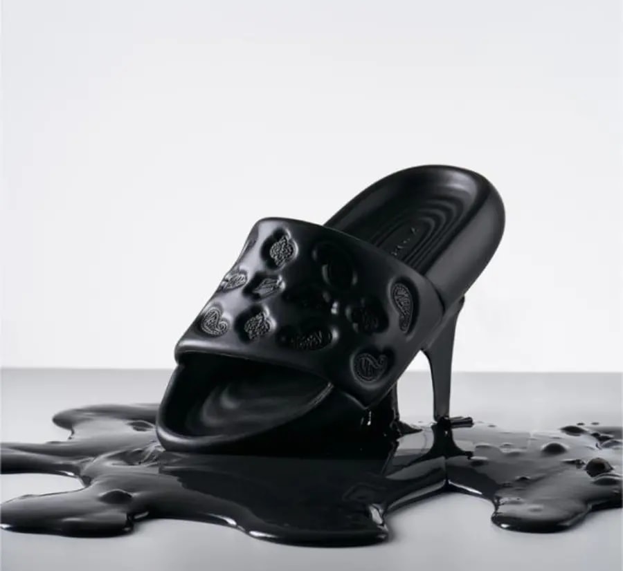 Dép xVESSEL Slides 'Paisley Black' — ảnh 2