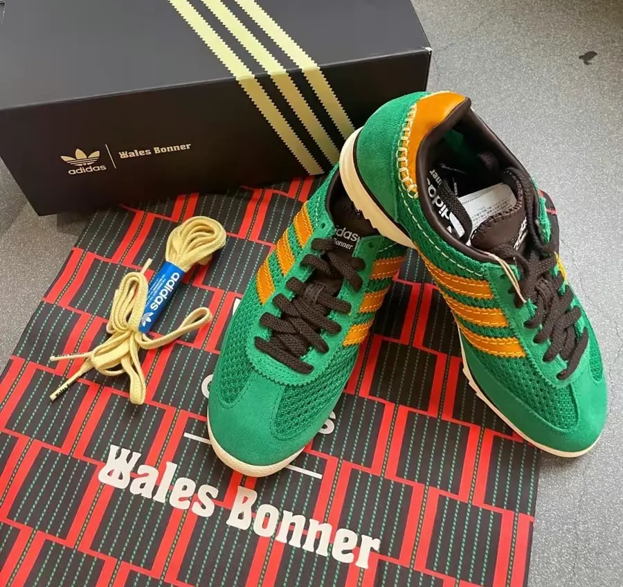 Giày Adidas SL72 Knit 'Wales Bonner Green' IG0571 — ảnh 2