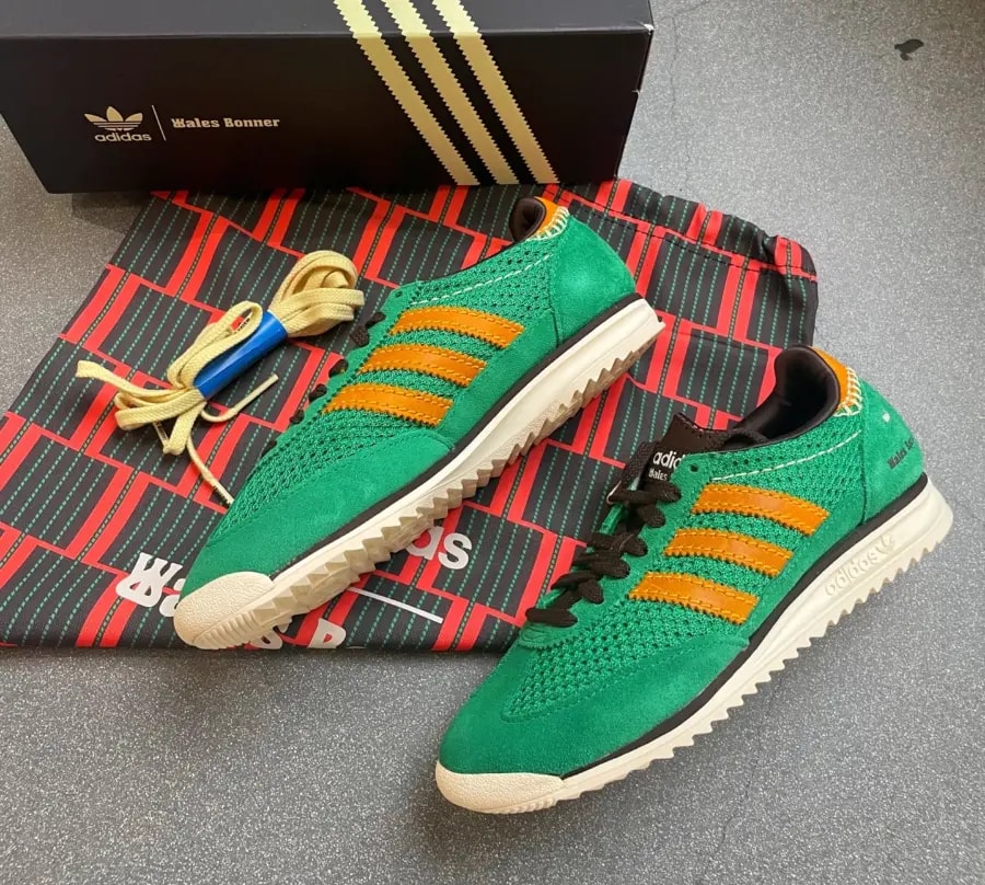 Giày Adidas SL72 Knit 'Wales Bonner Green' IG0571 — ảnh 3