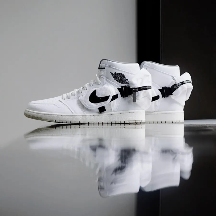 Giày Nike Air Jordan 1 Retro High Utility 'White Black' DO8727-100 — ảnh 5