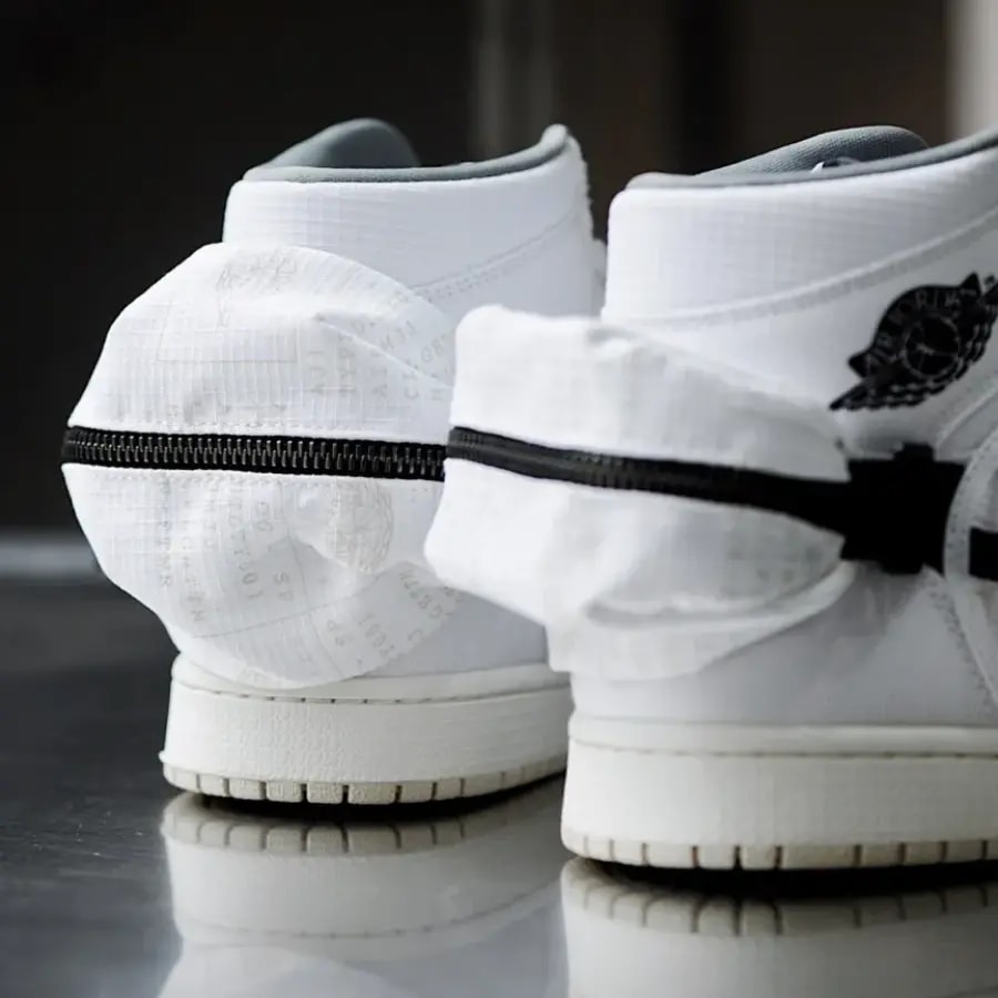 Giày Nike Air Jordan 1 Retro High Utility 'White Black' DO8727-100 — ảnh 4