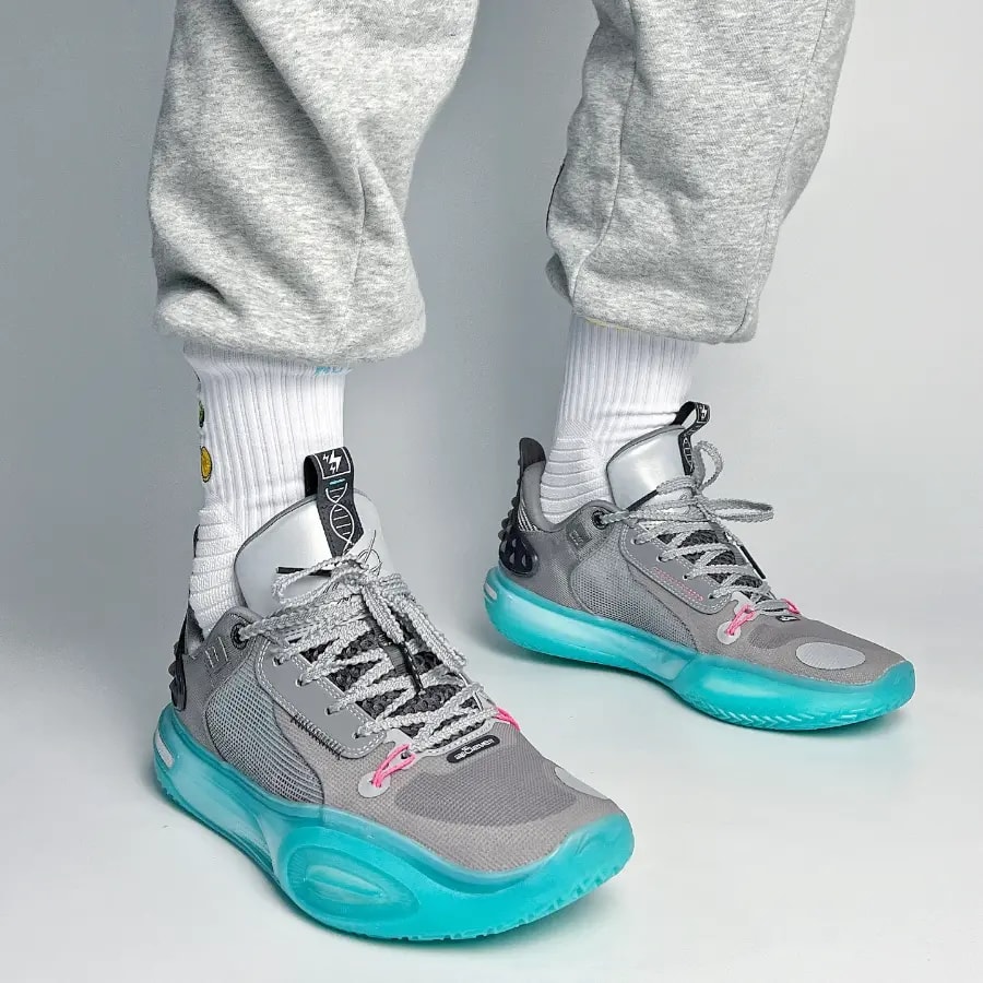 Giày Li-Ning Wade All City 11 'Grey Teal' ABAT005-5 — ảnh 2