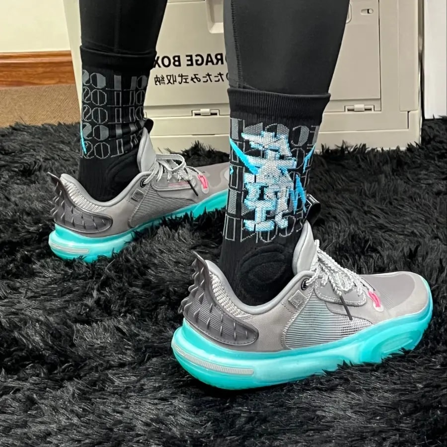 Giày Li-Ning Wade All City 11 'Grey Teal' ABAT005-5 — ảnh 5