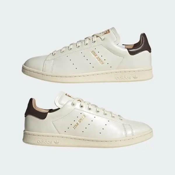 Giày Adidas Stan Smith Lux 'Cream White Dark Brown' H06188 — ảnh 4