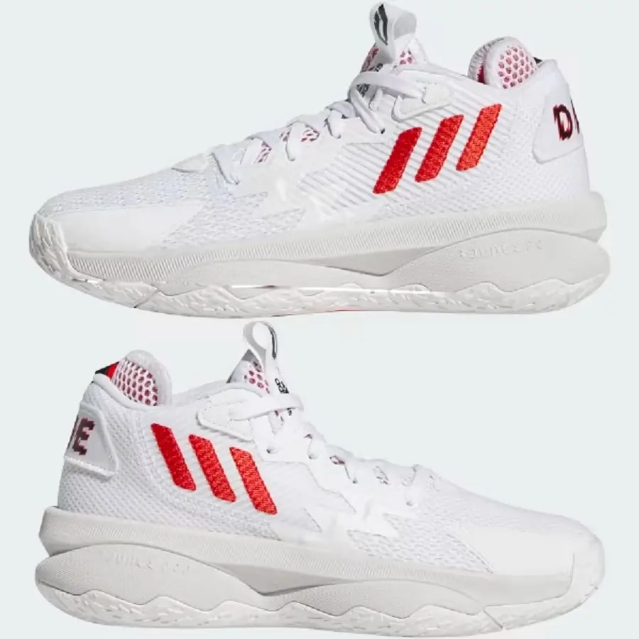 Giày Adidas Dame 8 J 'White' GY2908 — ảnh 4