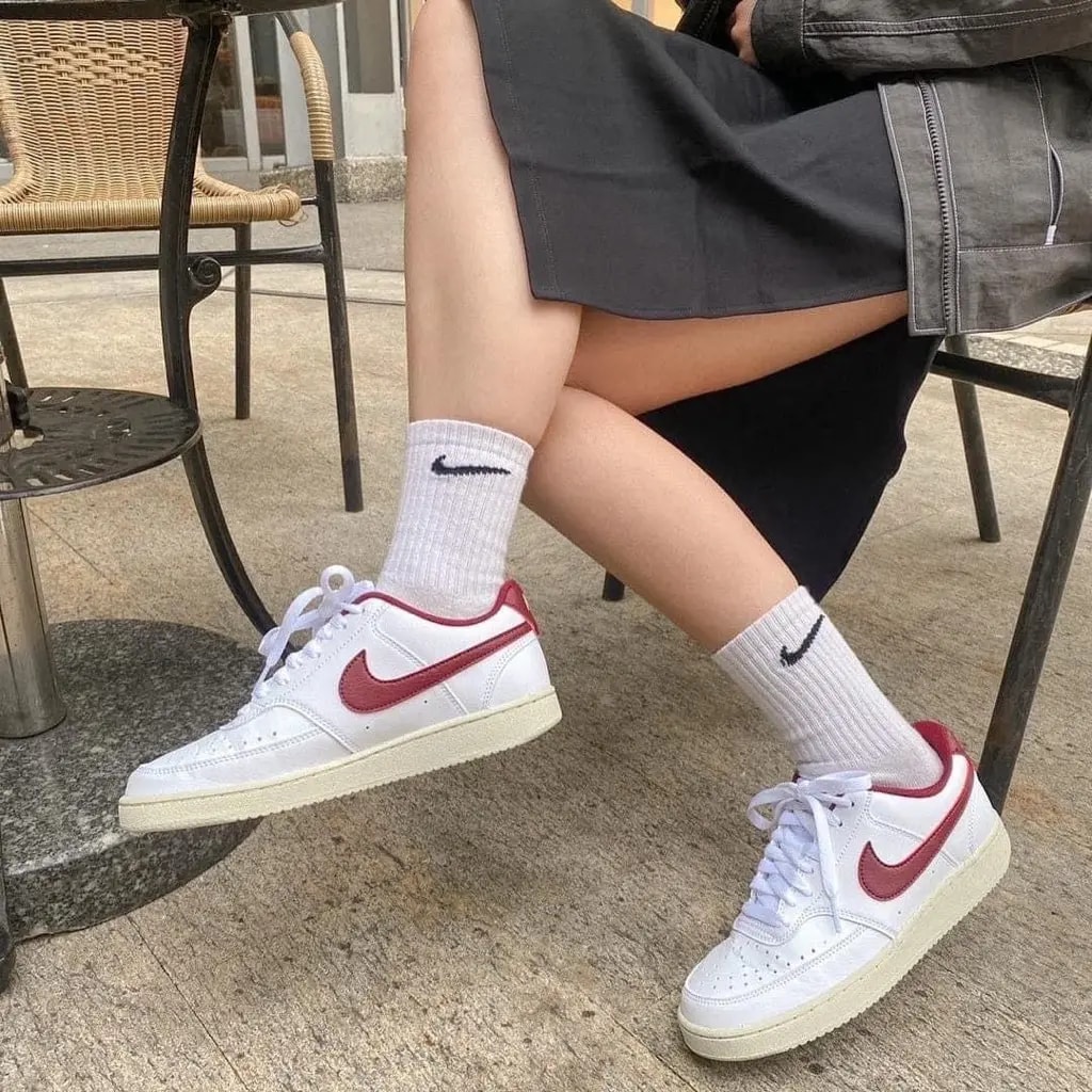 Giày Nike Court Vision 'White Red Gold' DH3158-106 — ảnh 4