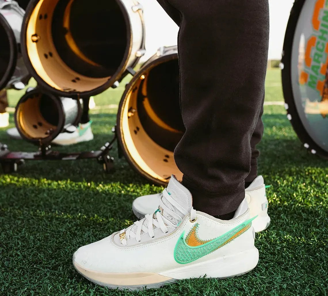 Giày Nike LeBron 20 'FAMU Coconut Milk' FN8263-100 — ảnh 5