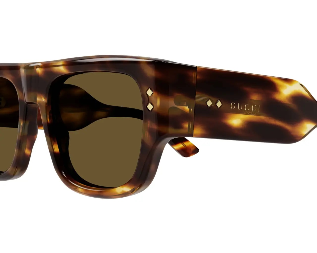 Kính Gucci Square 'Tortoiseshell' GG1262S-004 — ảnh 3