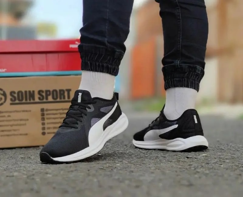 Giày Puma Twitch Runner 'Black Asphalt' 376289-09 — ảnh 2