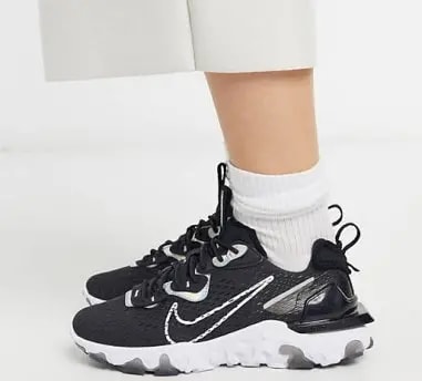 Giày Nike NSW React Vision Essential 'Black White' CW0730-001 — ảnh 3