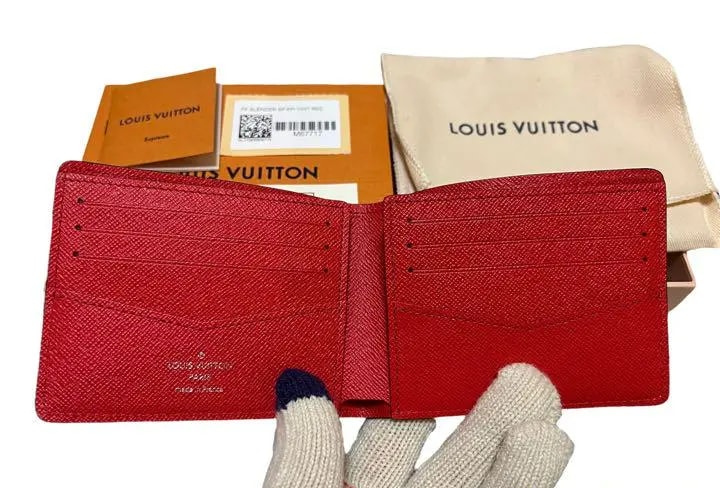 Ví Louis Vuitton x Supreme Epi Slender 'Red' M67717 — ảnh 2