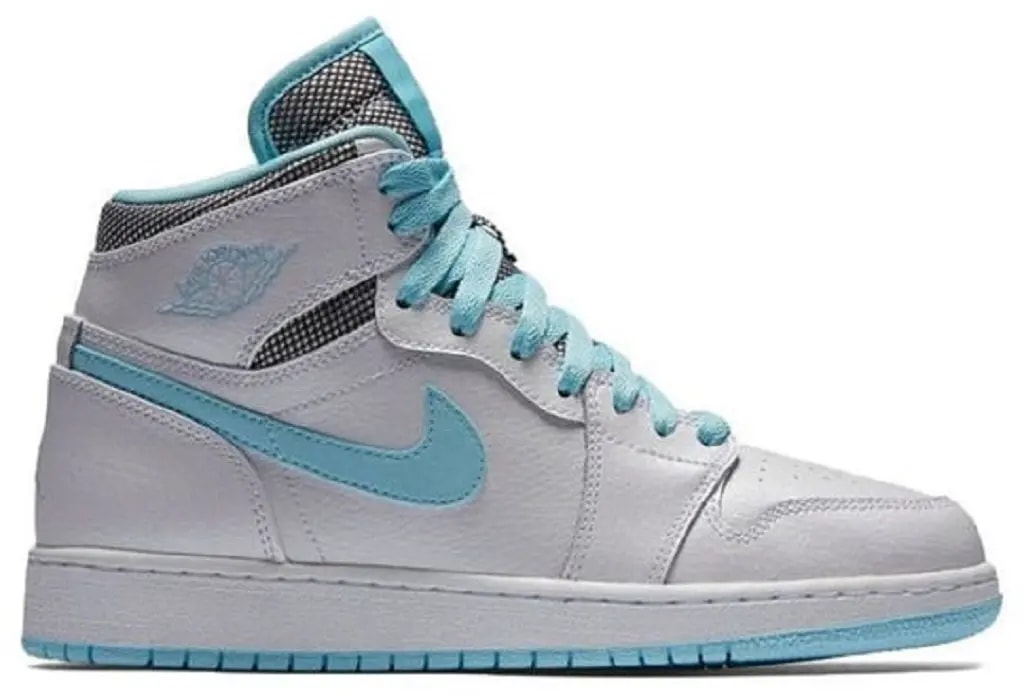 Giày Niike Air Jordan 1 Retro High 'White Still Blue' 332148-106 — kich-thuoc: 40