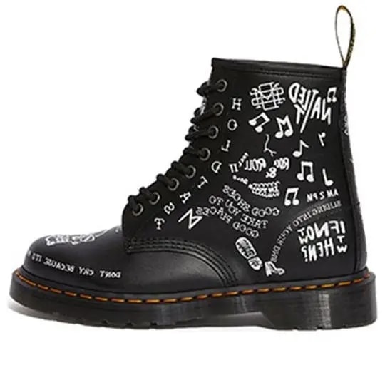Giày Dr. Martens 1460 Scribble 'Black' 25245009 — ảnh 3