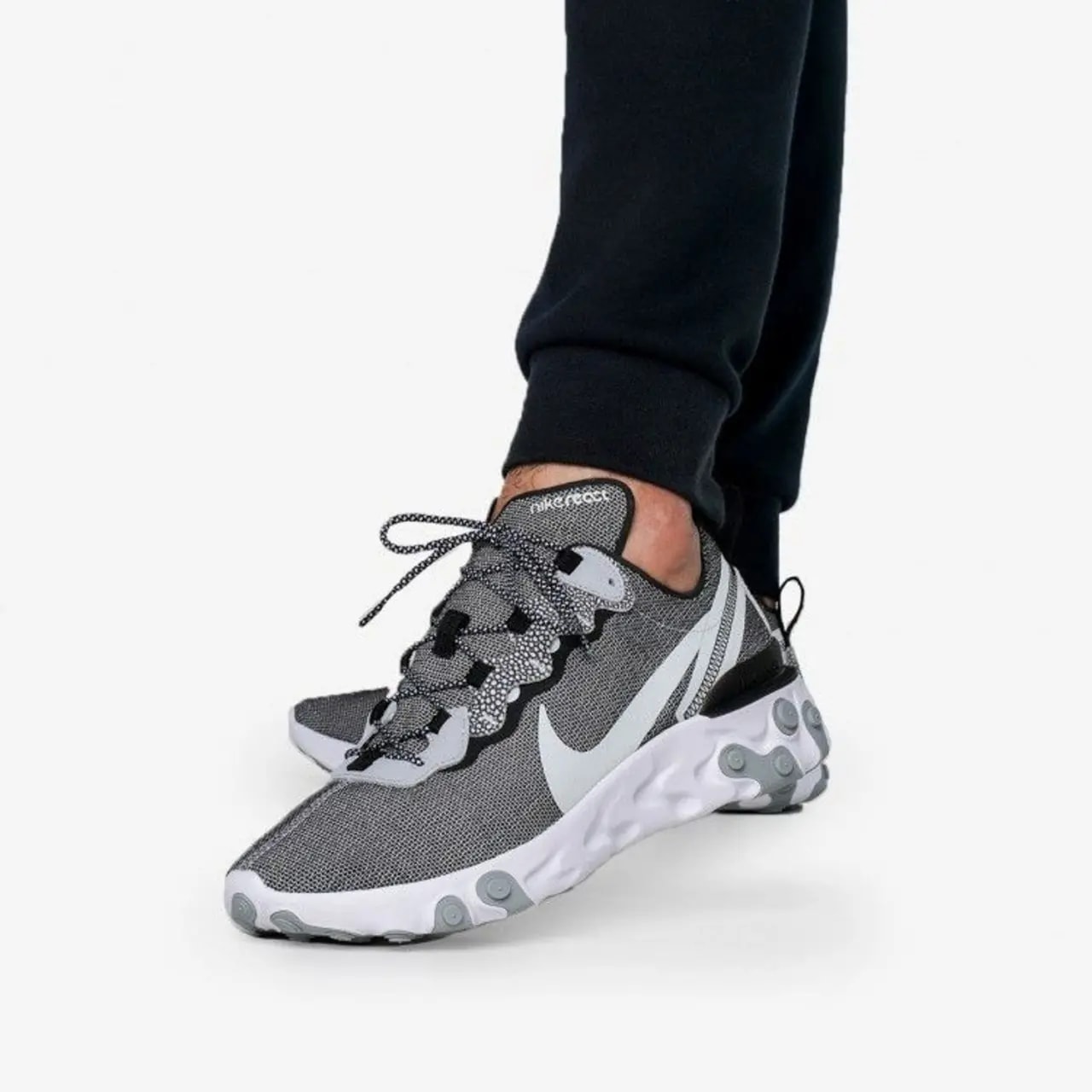 Giày Nike React Element 55 'Safari Pack Wolf Grey' CD2153-100 — ảnh 2