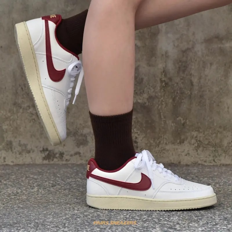 Giày Nike Court Vision 'White Red Gold' DH3158-106 — ảnh 5