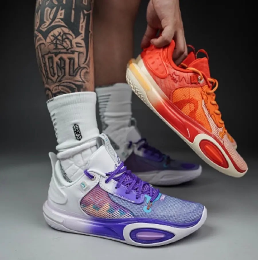 Giày Lining Wade All City 11 'Purple White' ABAT031-3 — ảnh 3