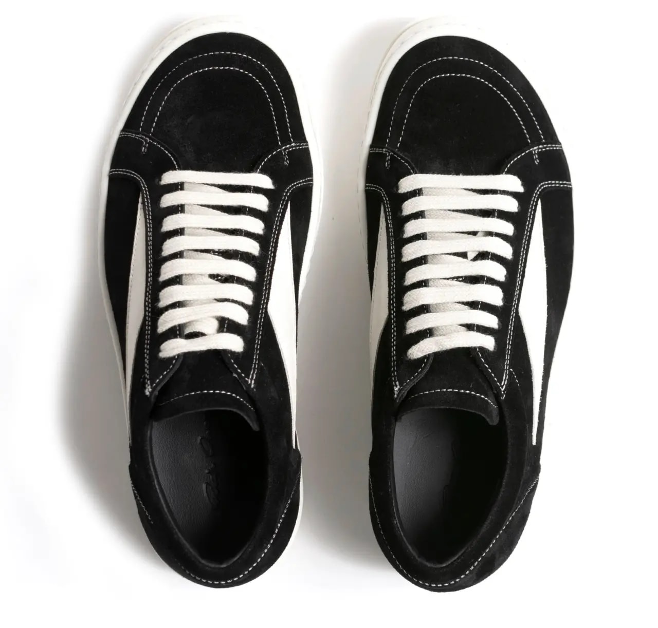 Giày Rick Owens Suede Vintage 'Black Milk White' RP01C5888LVSLPO-911 — ảnh 2