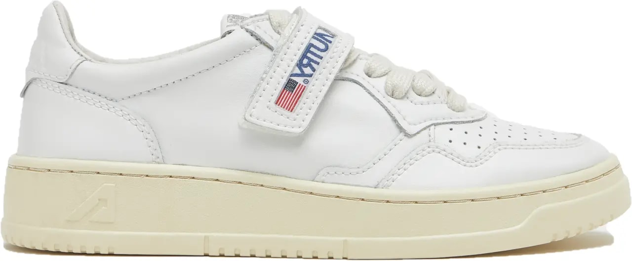 Giày Autry Strip Medalist Low Leather 'White' ASLW-LV01 — kich-thuoc: 38