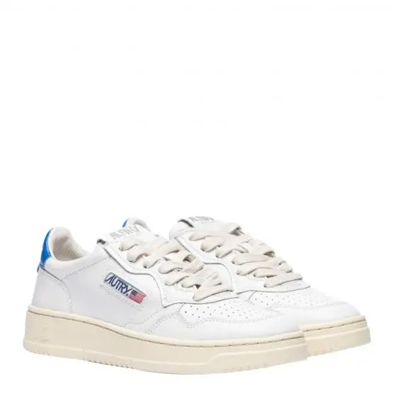 Giày Autry Medalist Low Leather 'White Azure' AULW-LL46 — ảnh 4
