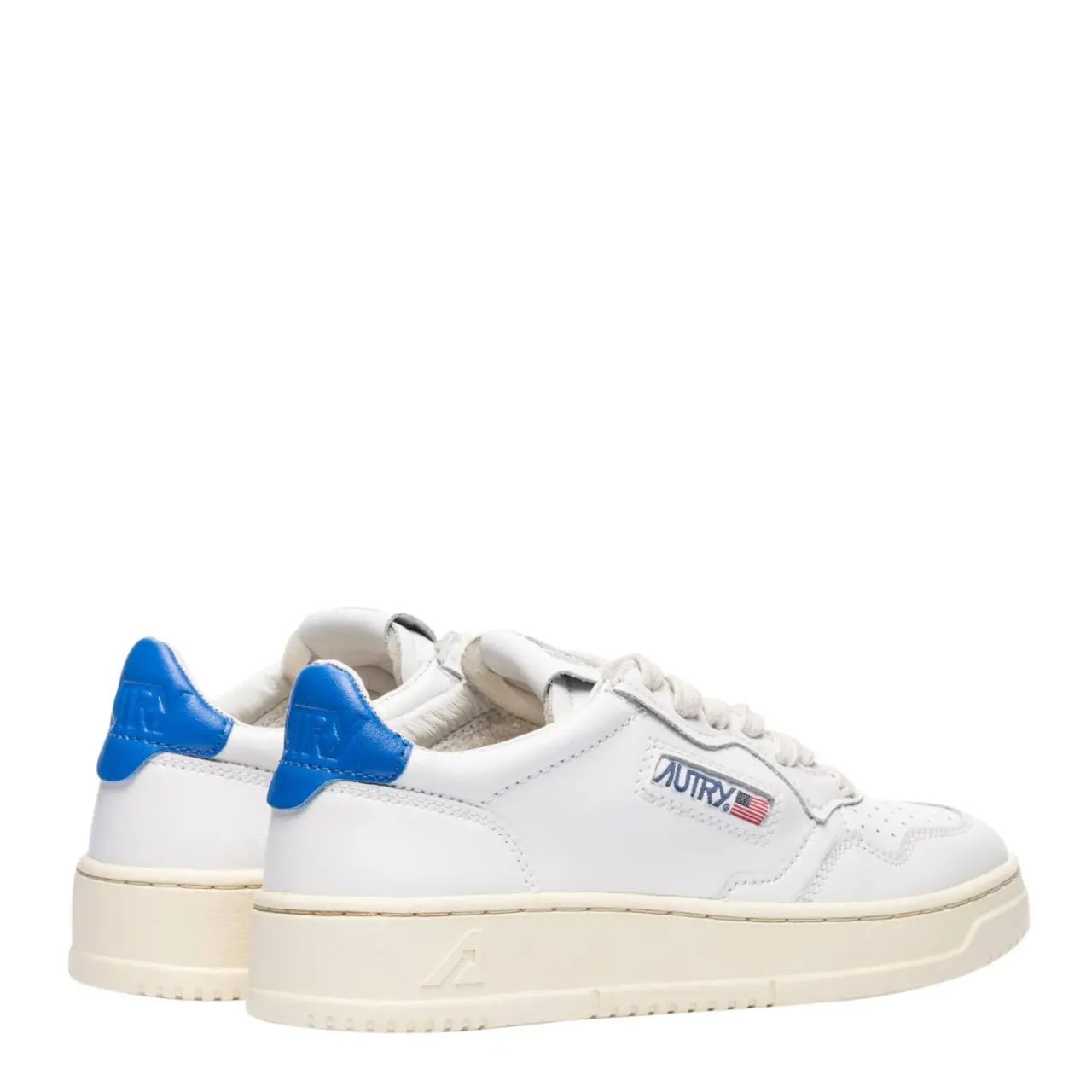 Giày Autry Medalist Low Leather 'White Azure' AULW-LL46 — ảnh 3