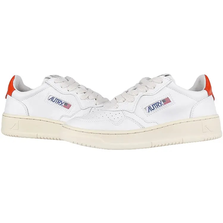 Giày Autry Medalist Low 'White Orange' AULW-LL24 — ảnh 4